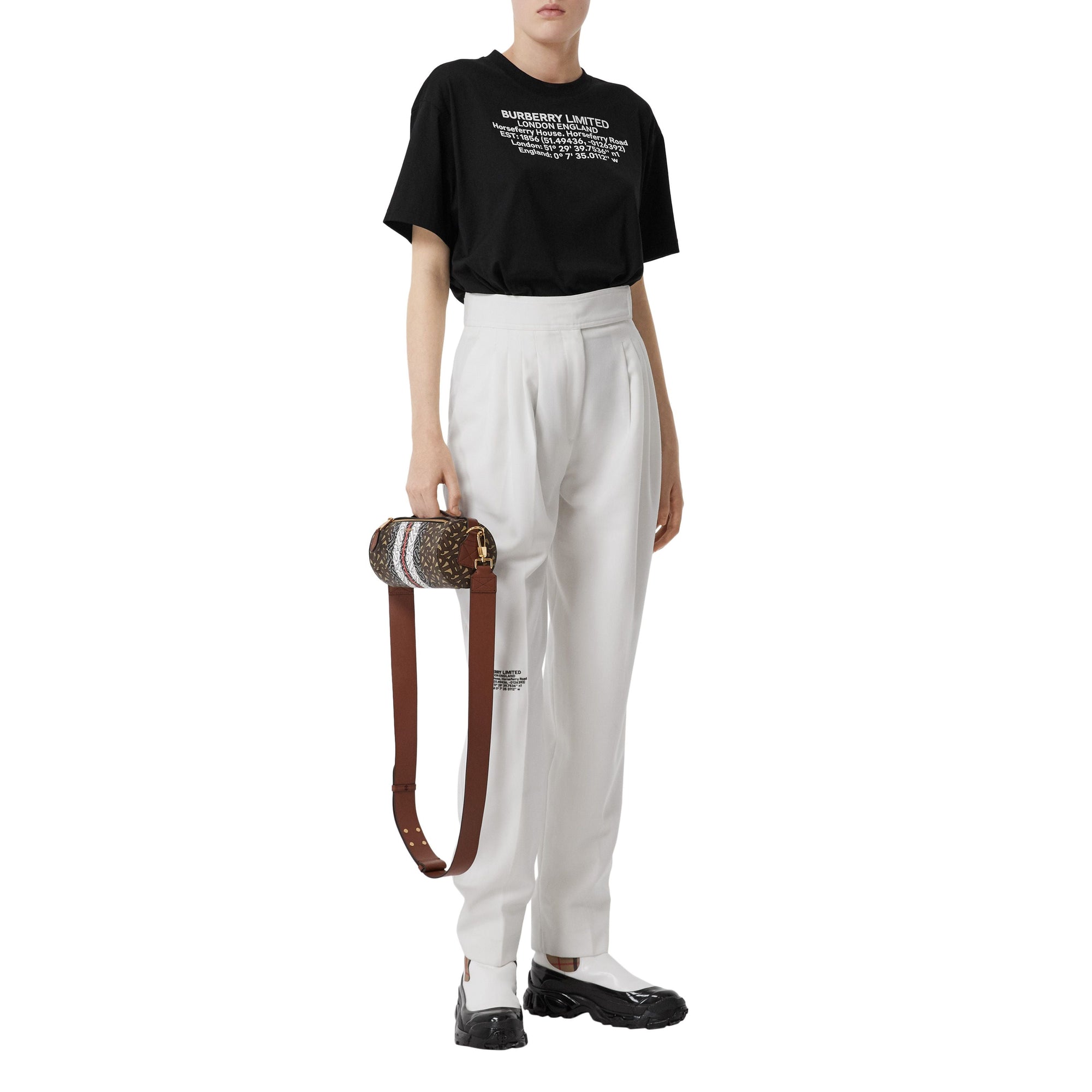 T-shirt oversize en coton - Black