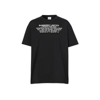 T-shirt oversize en coton - Black