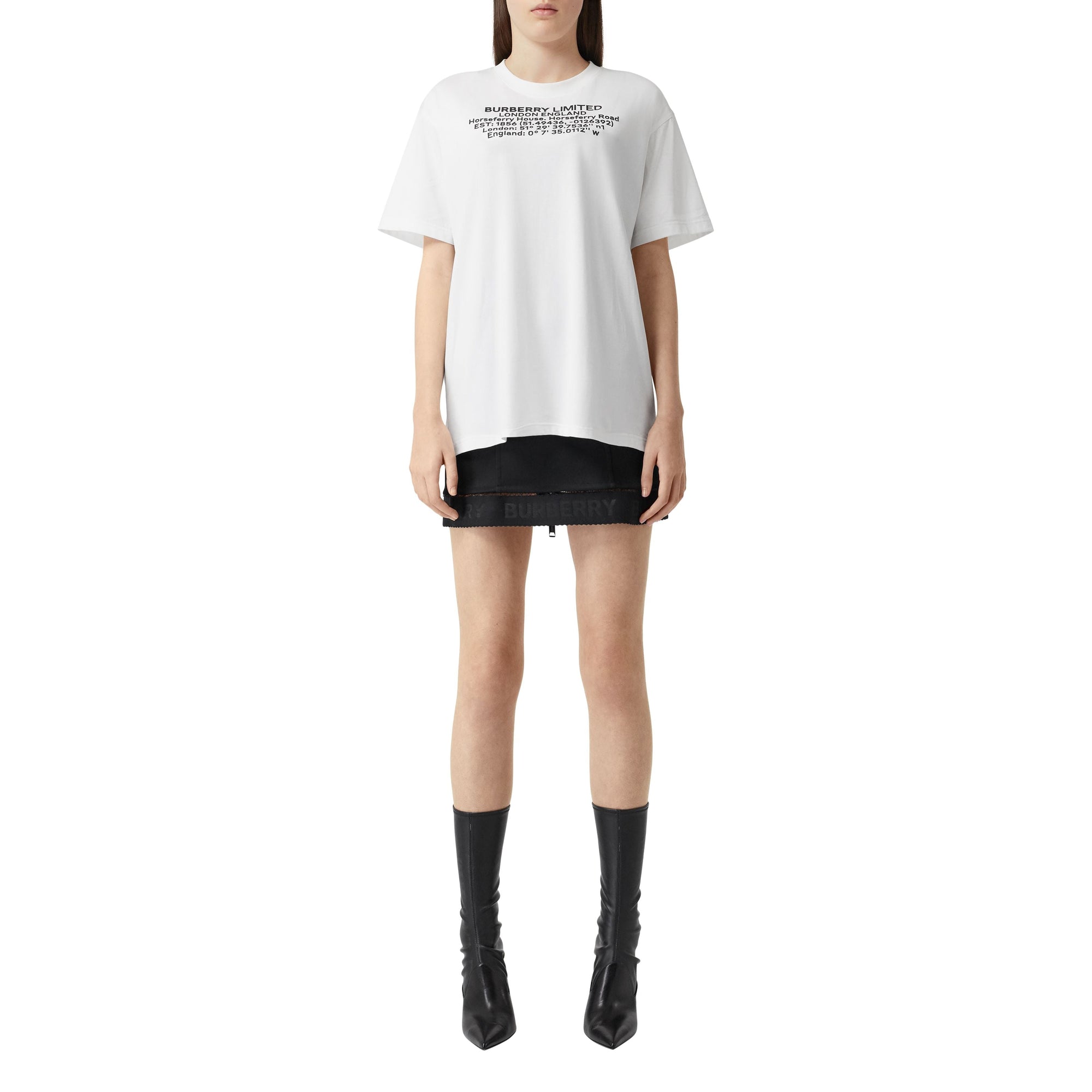 T-shirt oversize en coton - White