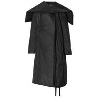Manteau portefeuille en soie mélangée - Black