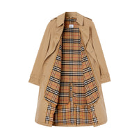 Gilet intérieur Héritage court pour trench en laine - Antique Yellow Check