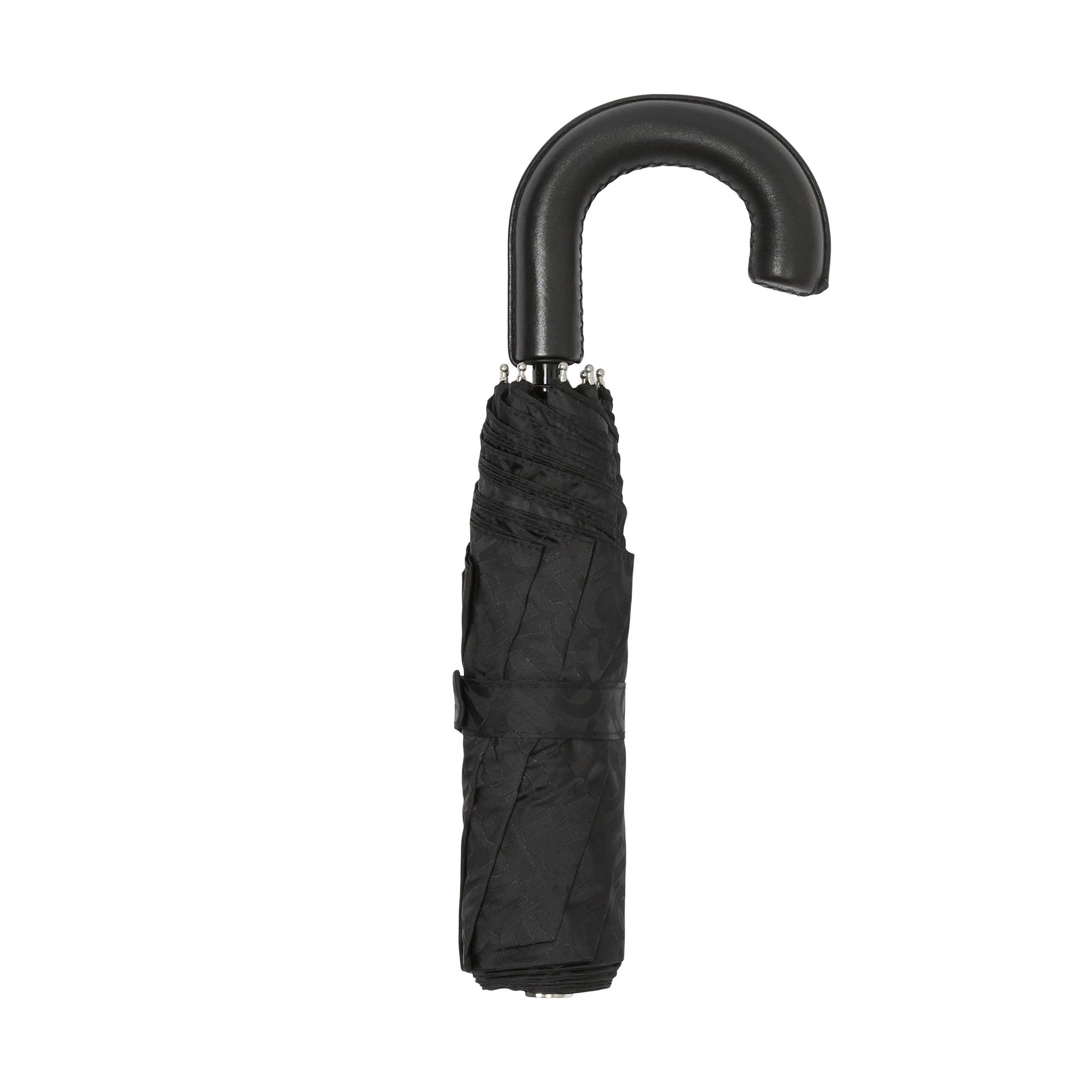Parapluie à motif monogramme - Black