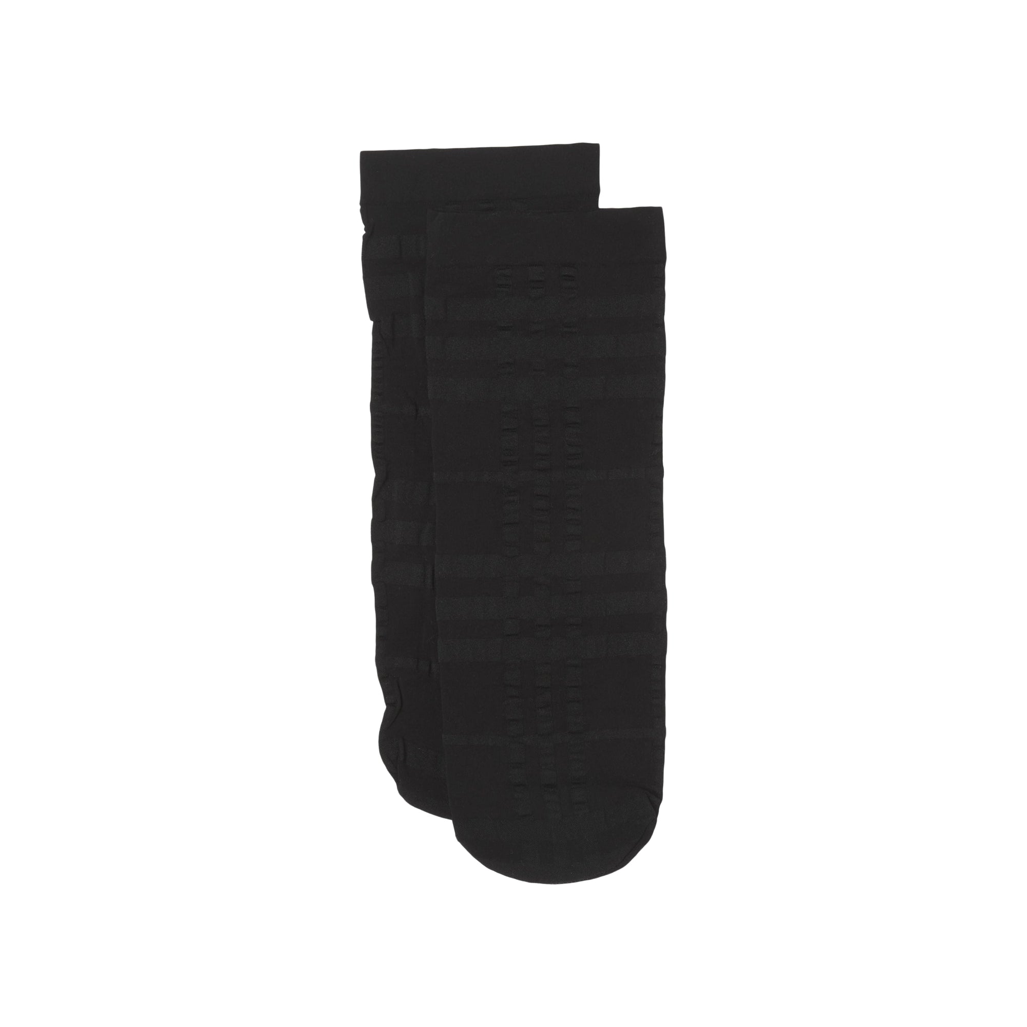 Socquettes en maille technique texturée - Black