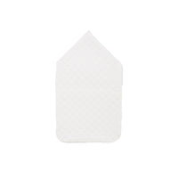 Nid d'ange en coton à motif Vintage Check - White
