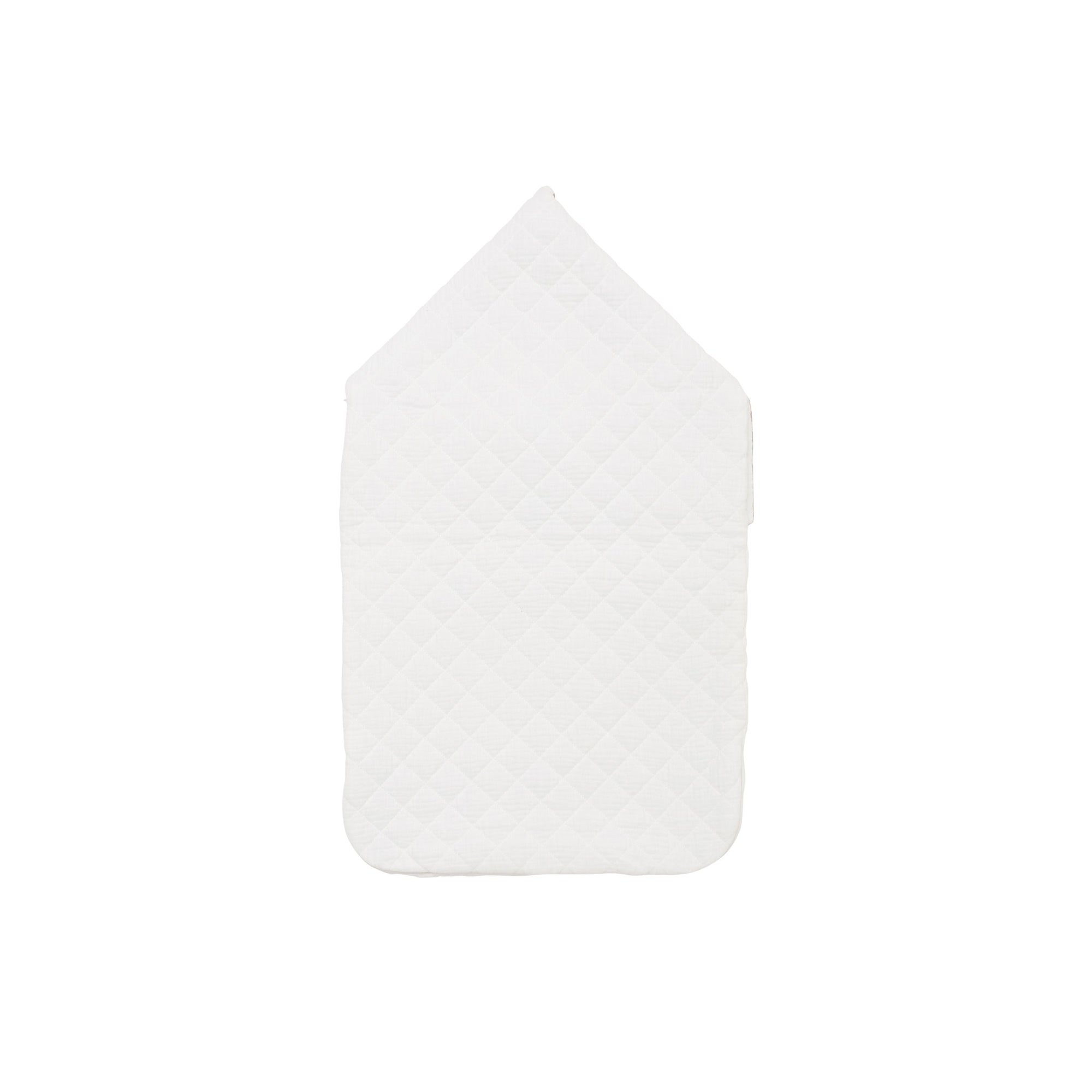 Nid d'ange en coton à motif Vintage Check - White