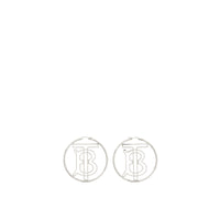 Créoles plaquées palladium Monogram - Palladiom