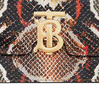 Petit sac TB en cuir à imprimé python - Soft Cocoa