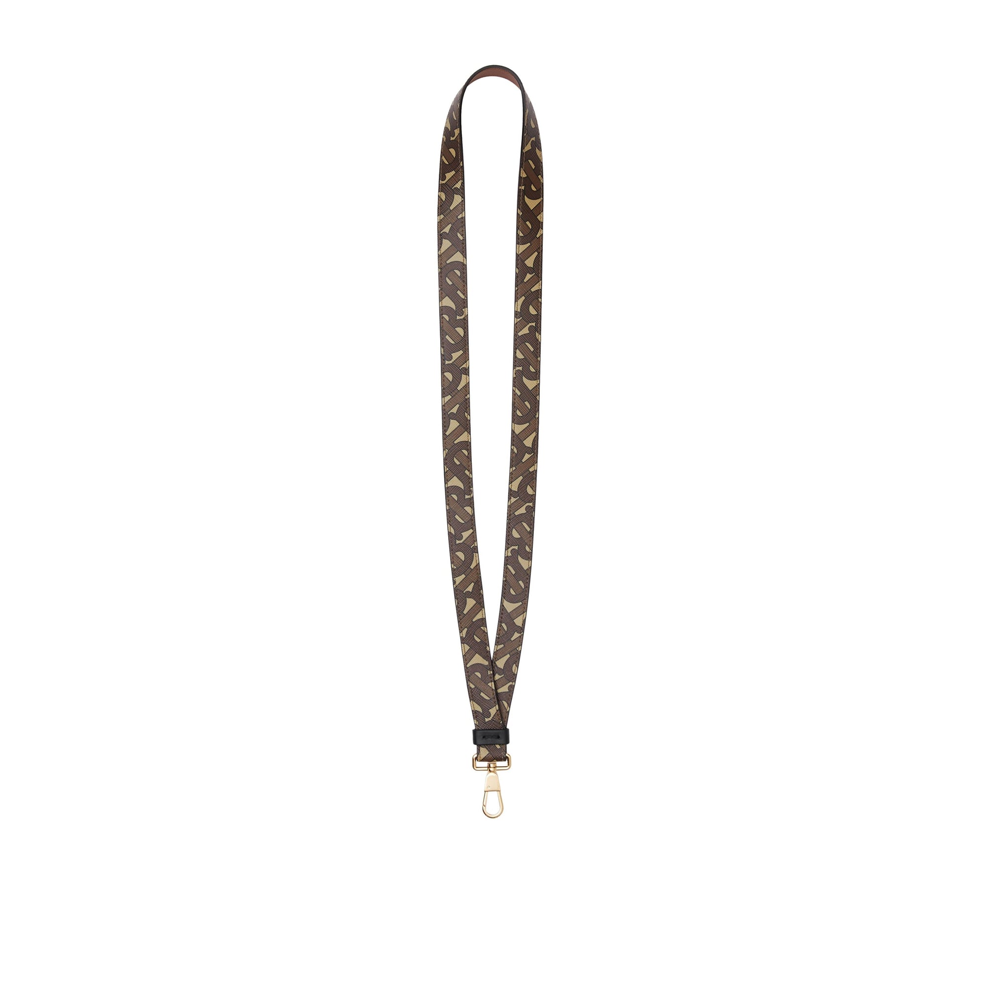 Dragonne en toile écologique et cuir Monogram - Bridle Brown
