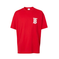 T-shirt oversize en coton Monogram - Bright Red