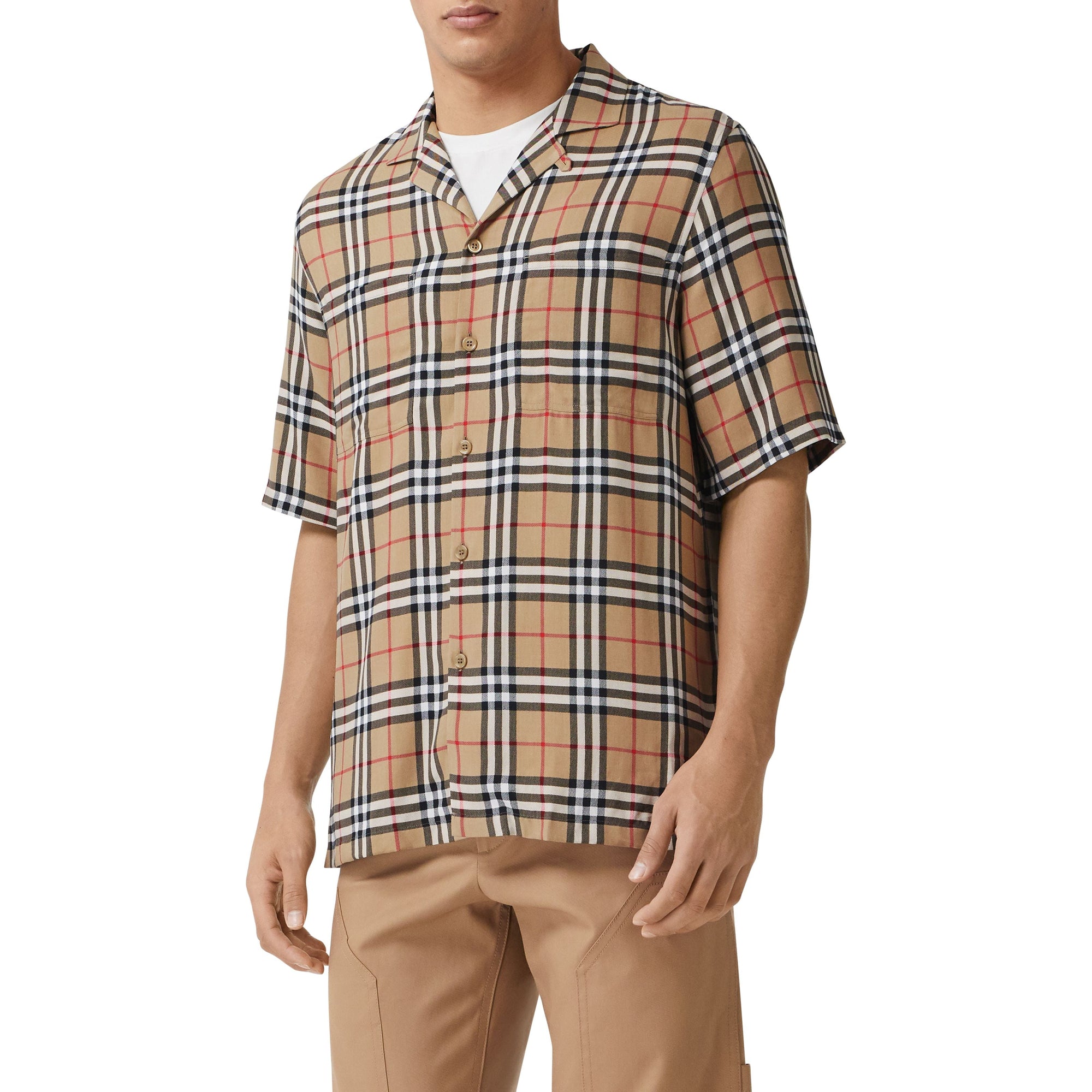 Chemise à manches et motif Vintage check - Archive Beige Check