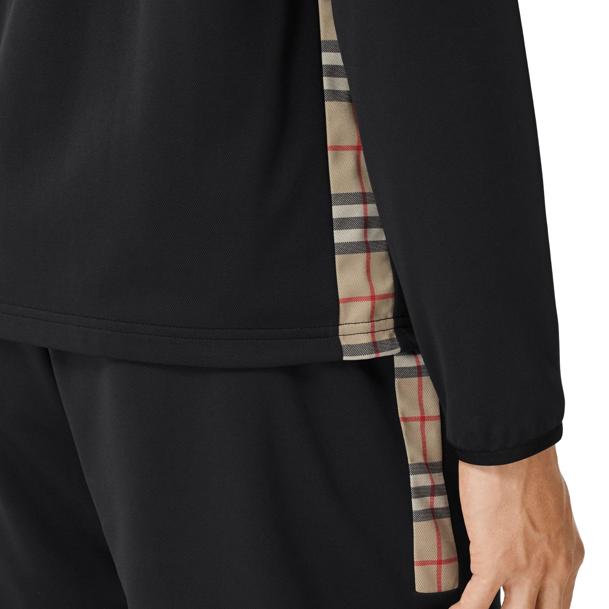 Sweat à motif Vintage check - Black