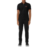 Polo à logo appliqué - Black