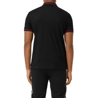 Polo à logo appliqué - Black