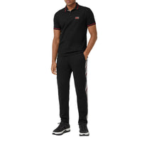 Polo à logo appliqué - Black