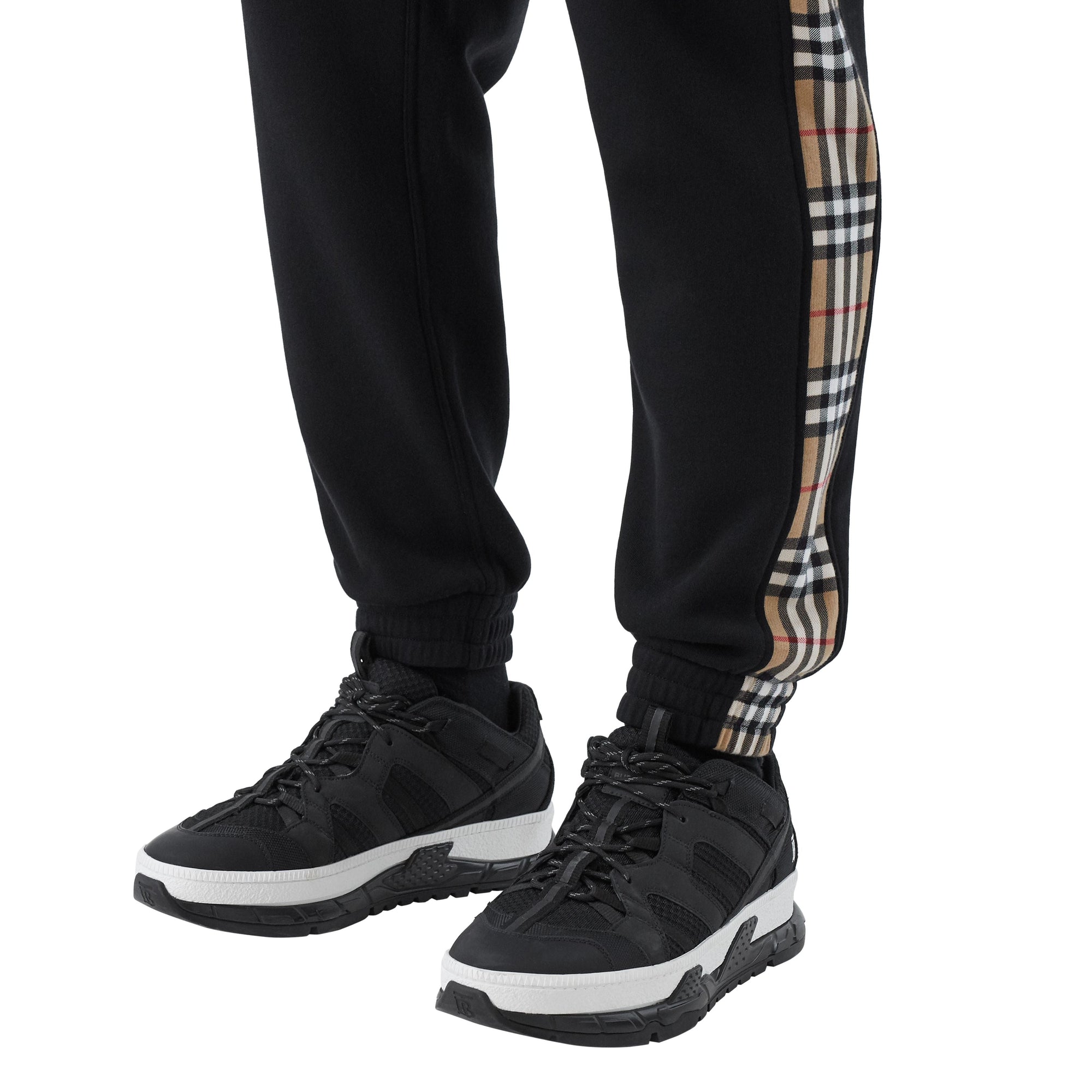 Pantalon de survêtement à motif Vintage check - Black