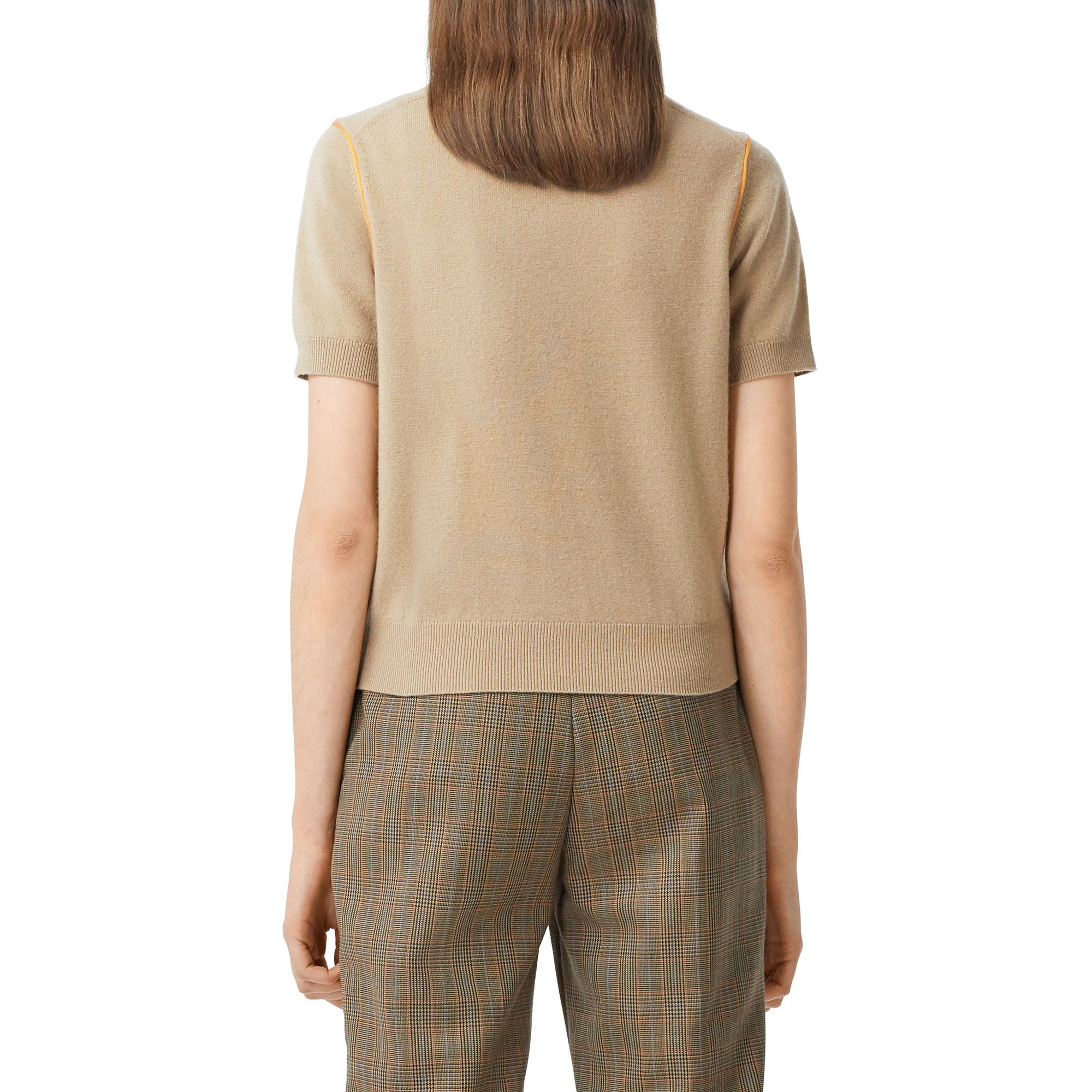 Top en cachemire en soie - Archive Beige