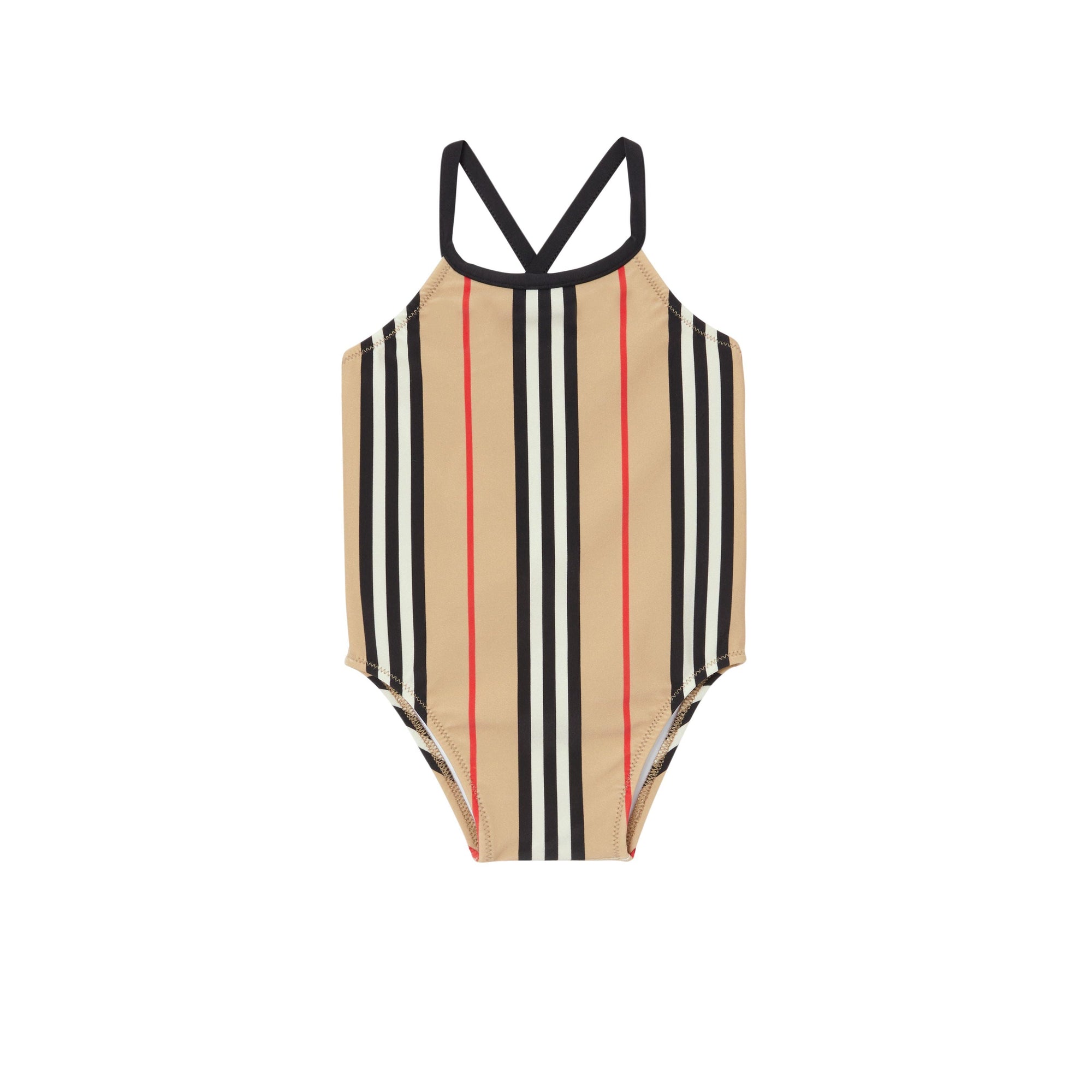 Maillot de bain à rayures iconiques - Archive Beige