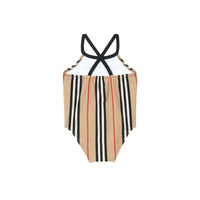Maillot de bain à rayures iconiques - Archive Beige