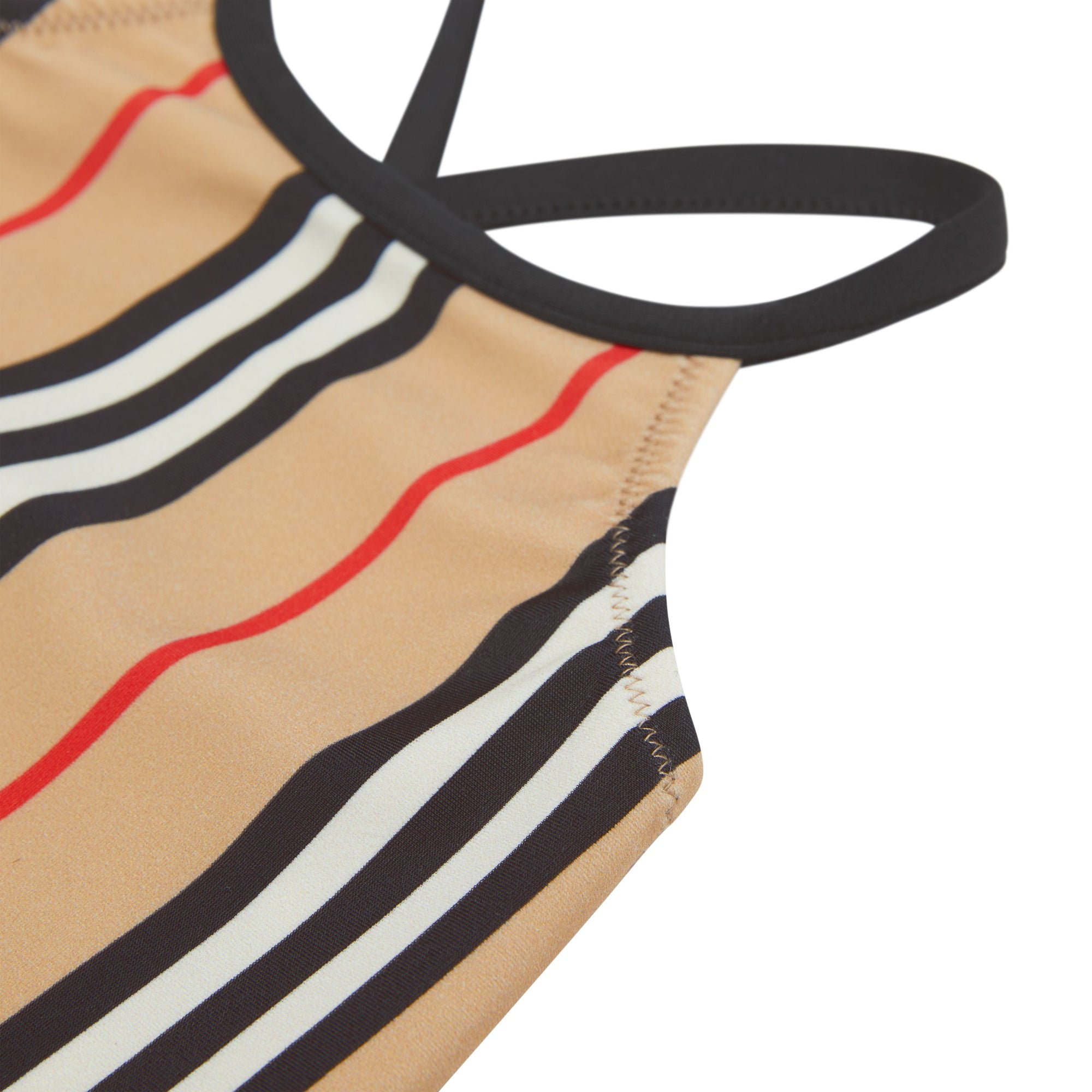Maillot de bain à rayures iconiques - Archive Beige