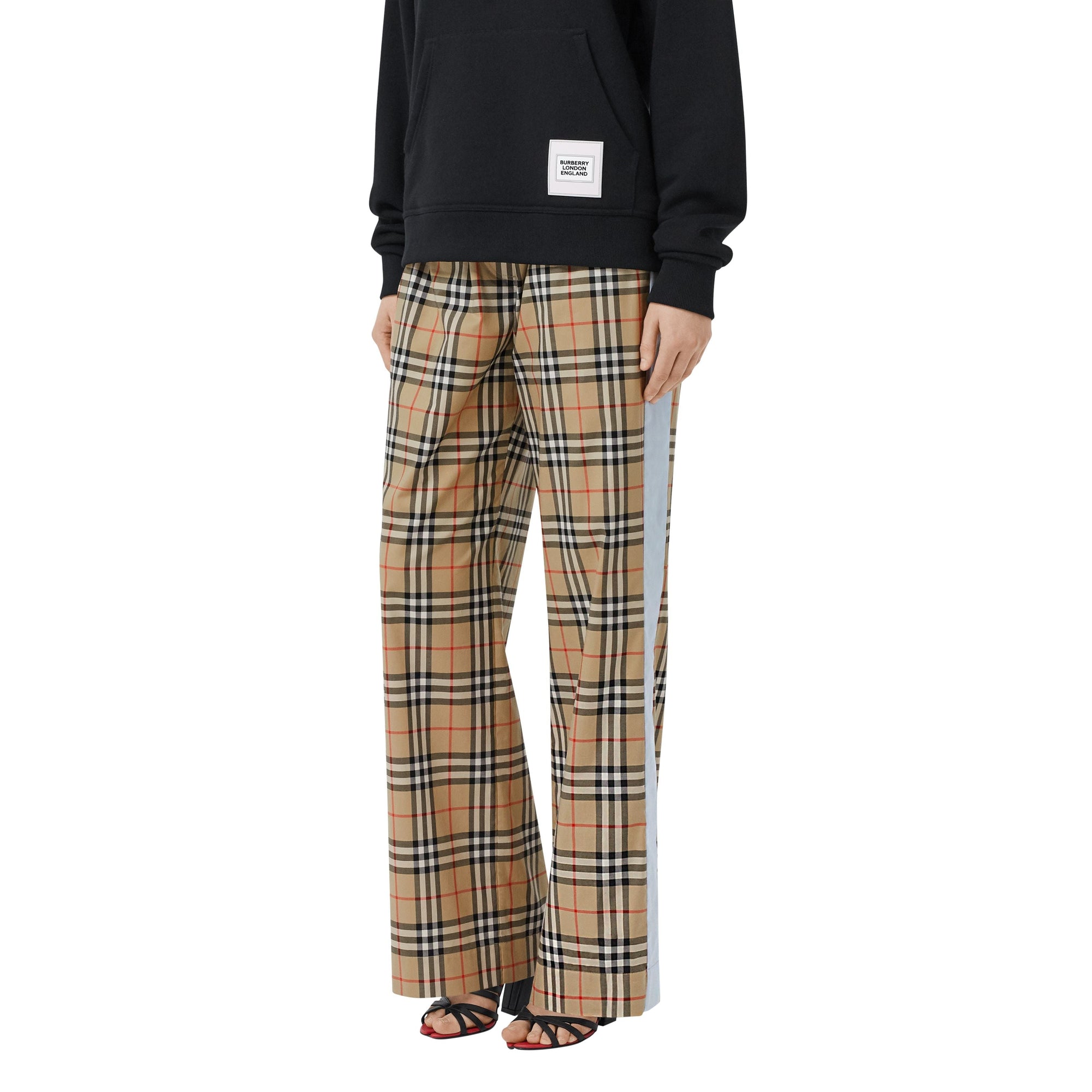 Pantalon en coton stretch Vintage Check - Archive Beige Check