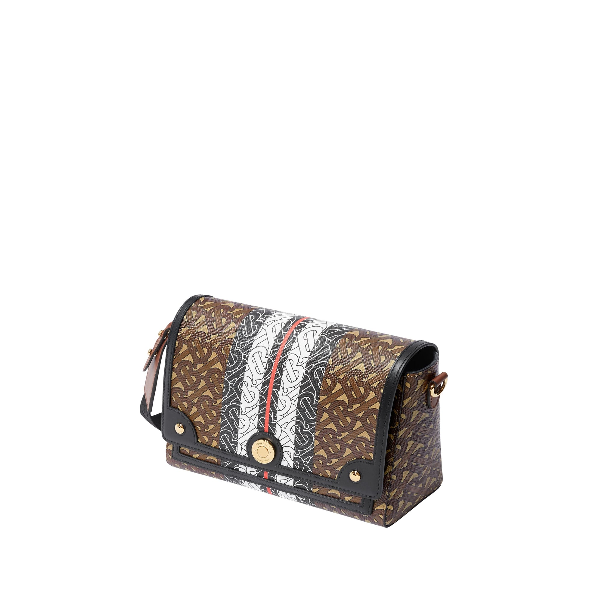 Sac à bandoulière Note à rayures - Bridle Brown