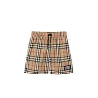 Short de bain Vintage Check avec logo - Archive Beige Check