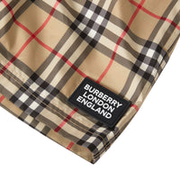 Short de bain Vintage Check avec logo - Archive Beige Check