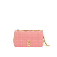 Petit sac Lola en cuir d'agneau bicolore matelassé - Peony & Camel