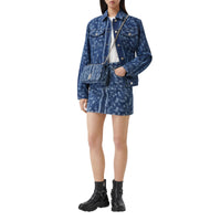 Petit sac Lola en denim matelassé - Blue