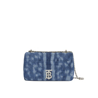 Petit sac Lola en denim matelassé - Blue