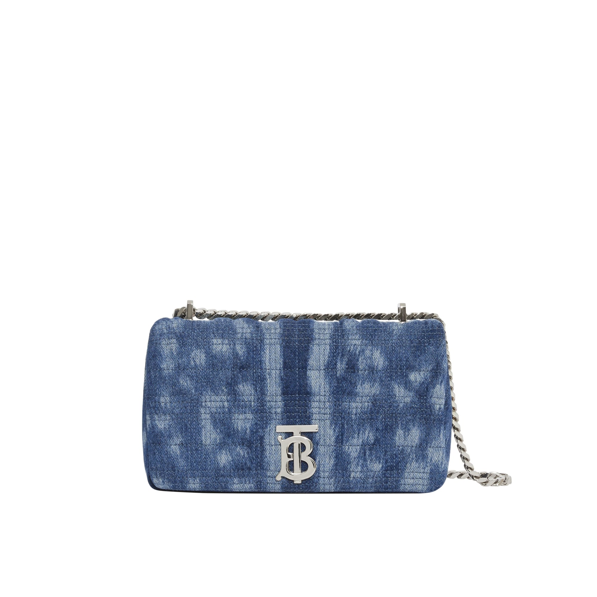 Petit sac Lola en denim matelassé - Blue