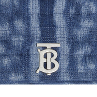 Petit sac Lola en denim matelassé - Blue