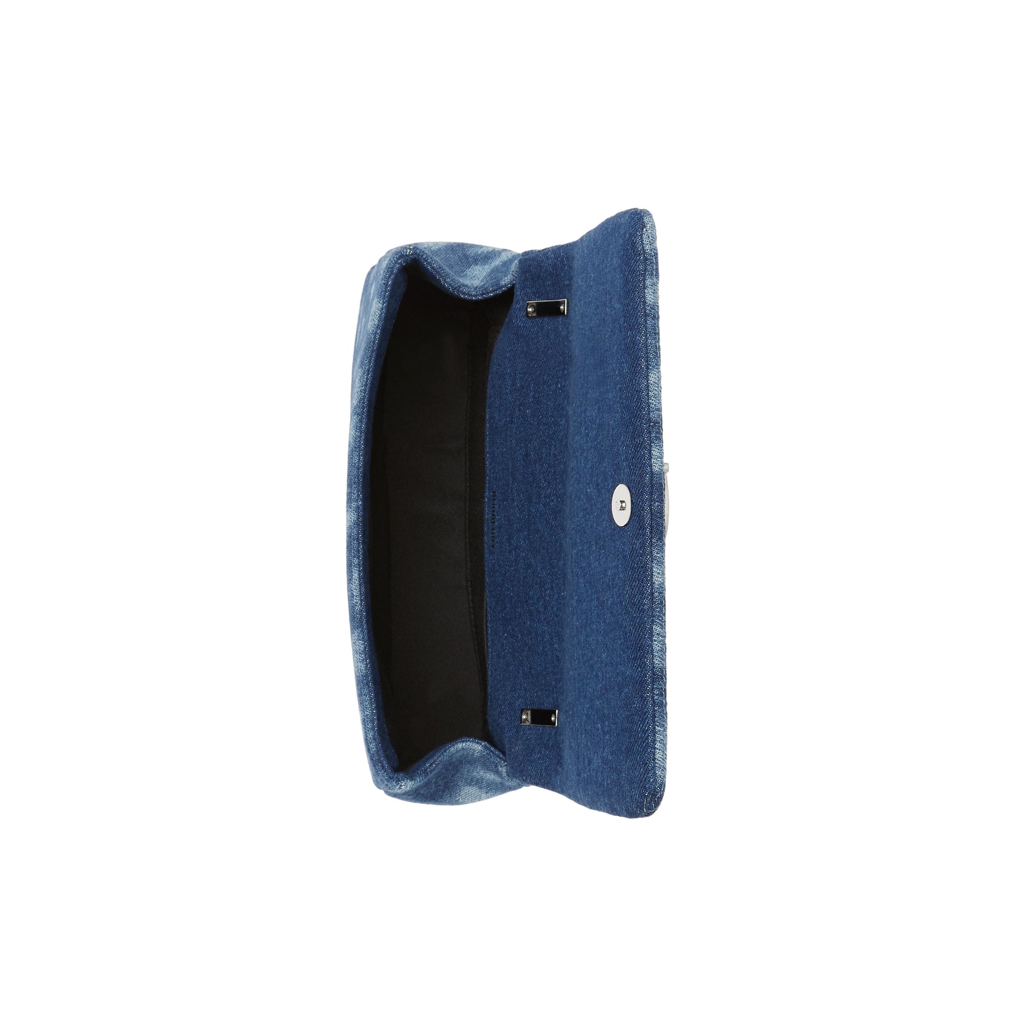 Petit sac Lola en denim matelassé - Blue