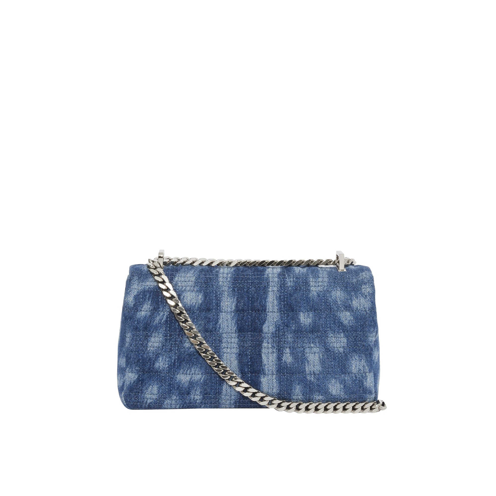 Petit sac Lola en denim matelassé - Blue