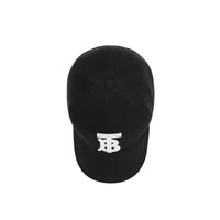 Casquette à motif monogramme - Black