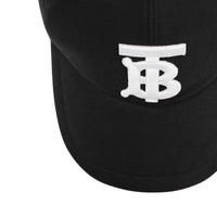Casquette à motif monogramme - Black