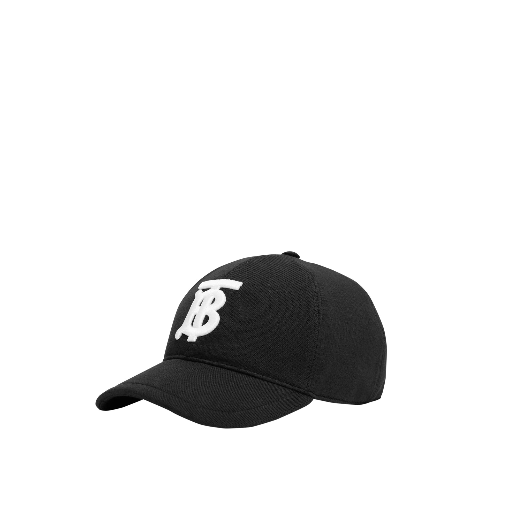 Casquette à motif monogramme - Black