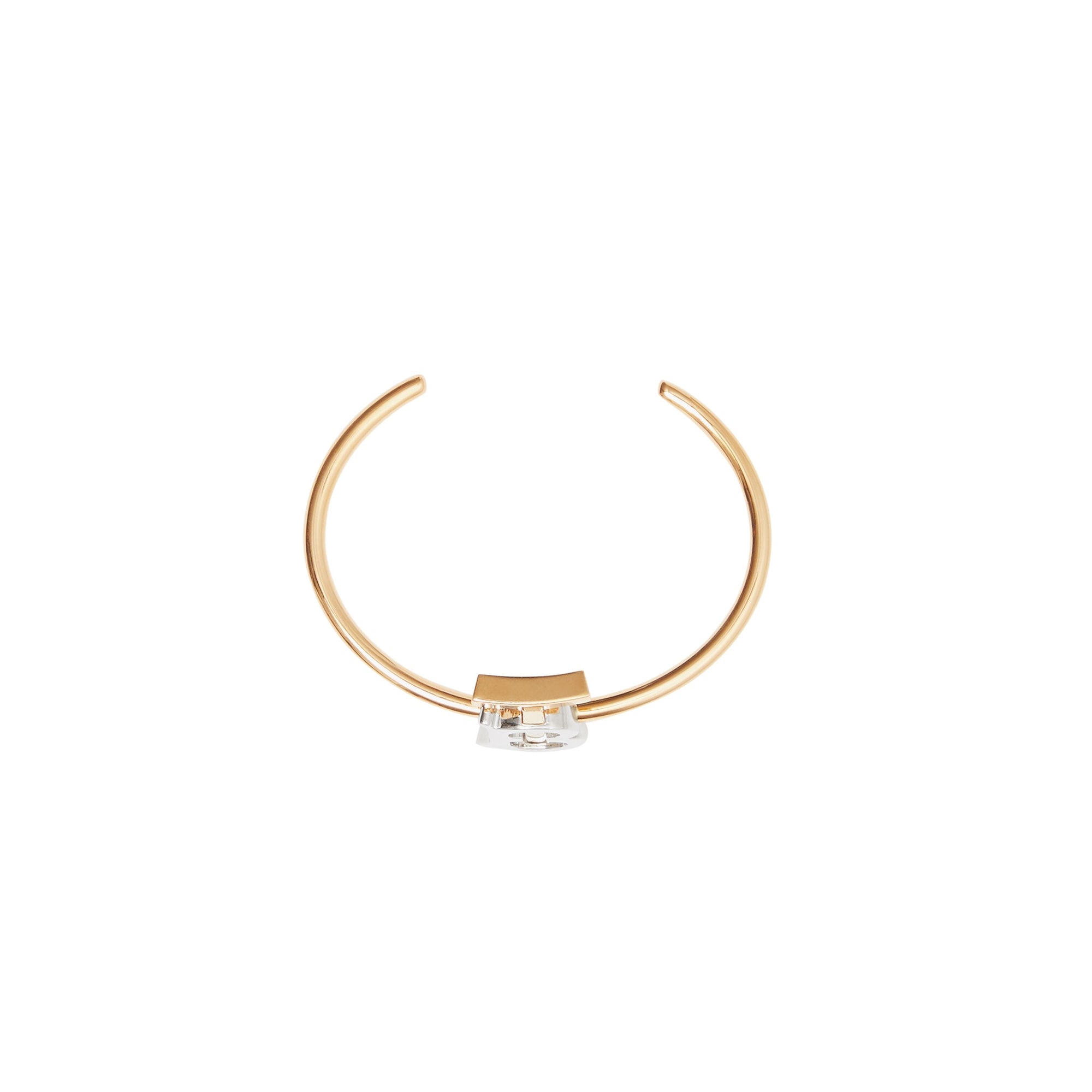 Manchette plaquée or et palladium Monogram - Light Gold & Palladio