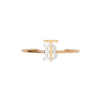 Manchette plaquée or et palladium Monogram - Light Gold & Palladio