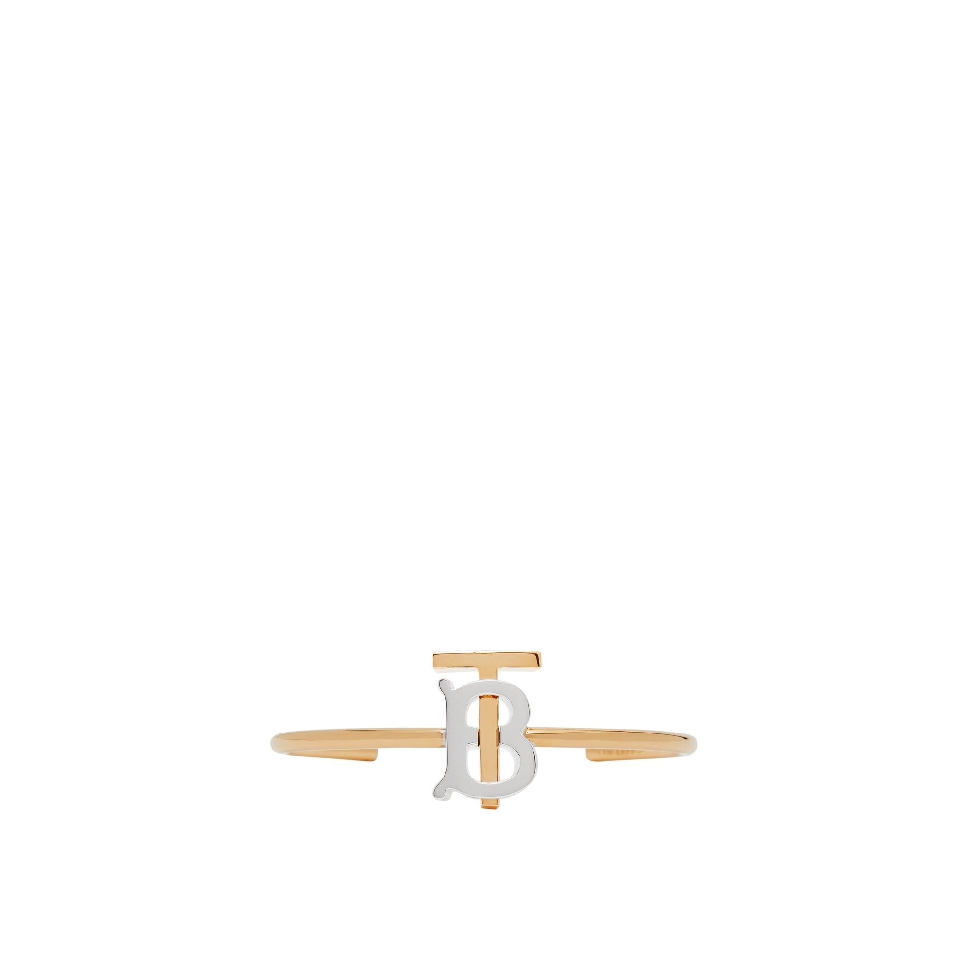 Manchette plaquée or et palladium Monogram - Light Gold & Palladio