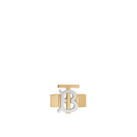 Bague plaquée or et palladium Monogram - Light Gold & Palladiom