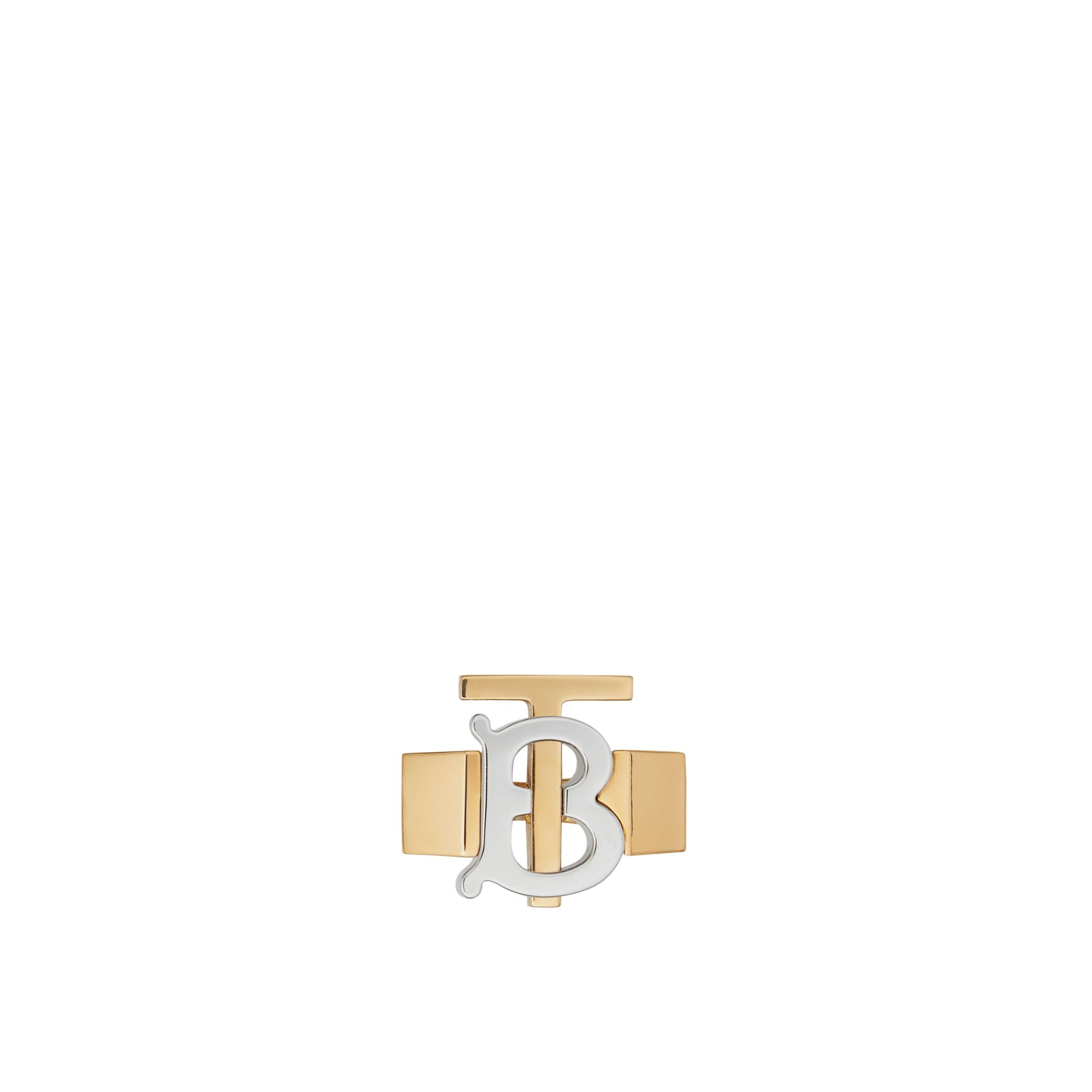 Bague plaquée or et palladium Monogram - Light Gold & Palladiom
