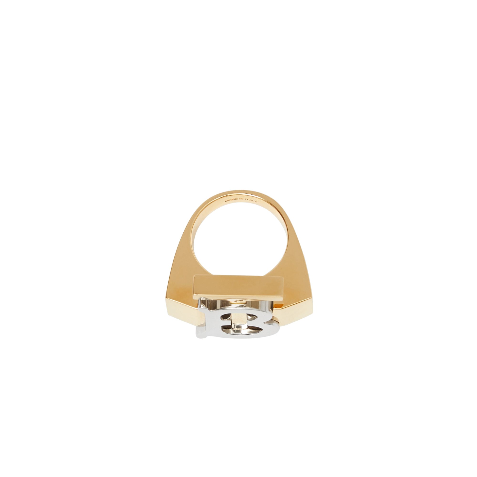 Bague plaquée or et palladium Monogram - Light Gold & Palladiom