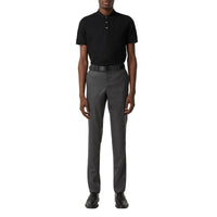 Polo en piqué de coton - Black
