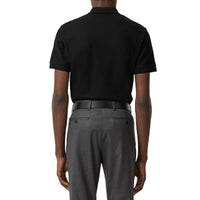 Polo en piqué de coton - Black
