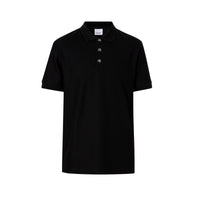 Polo en piqué de coton - Black
