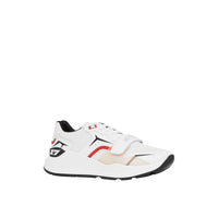 Sneakers en cuir et mesh - White