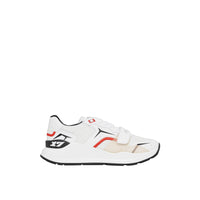 Sneakers en cuir et mesh - White
