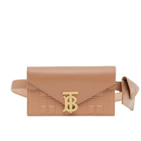 Sac pochette ceinture TB en cuir matelassé - Warm Cael