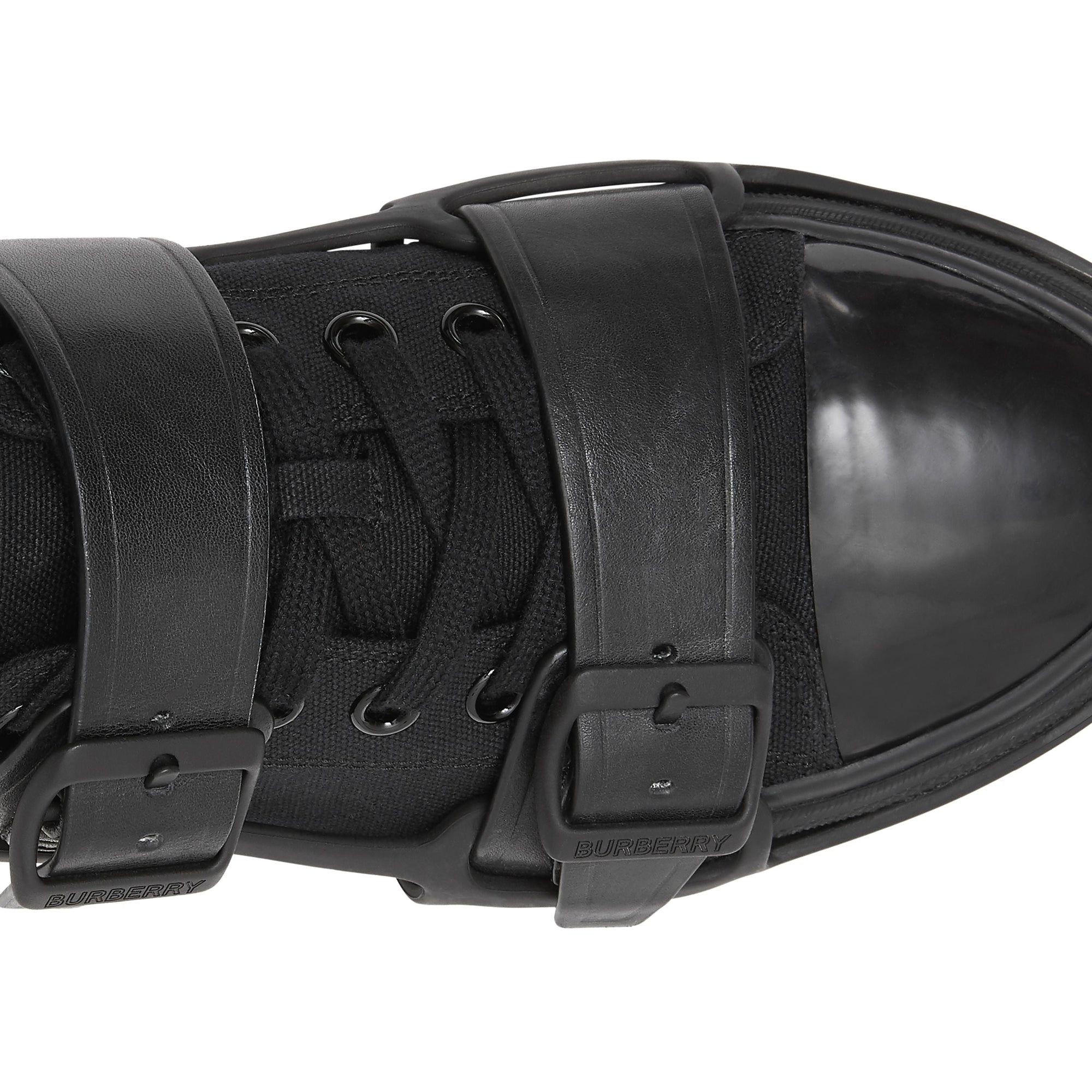 Sneakers Webb en cuir - Black